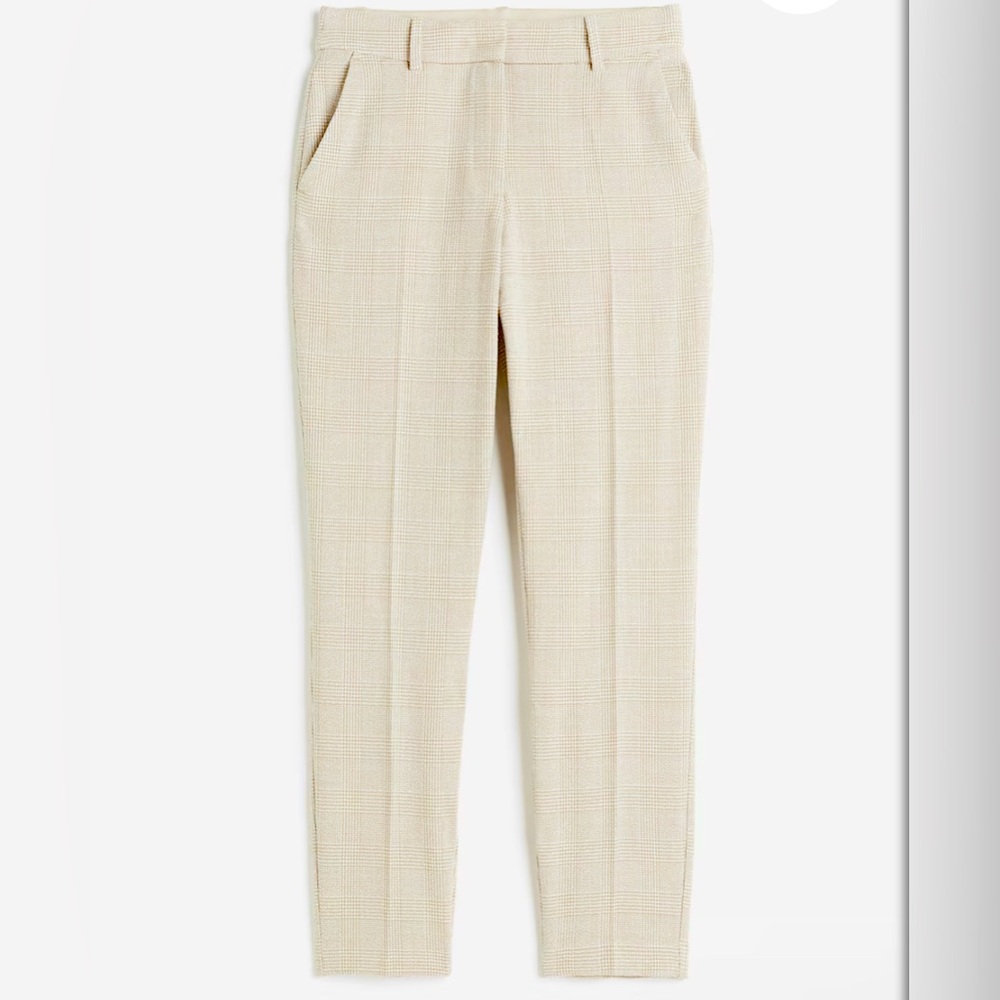 Women’s H&M Cream Tailored Trousers Size 4